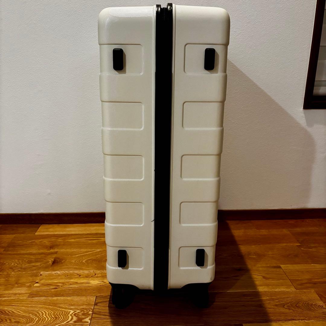 無印良品　ハードキャリー　大型(85L) 白　仕切り付き　取扱説明書付き
