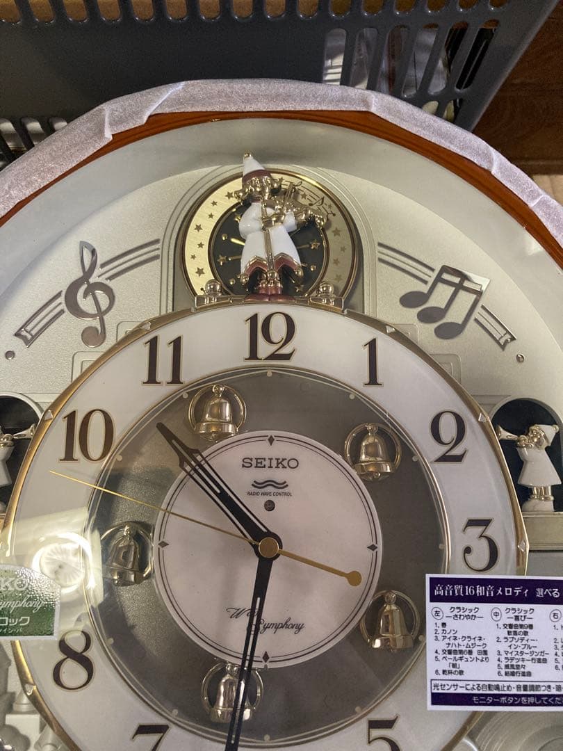 SEIKO ／メロディー掛時計 ／セイコー／電波時計／未使用品