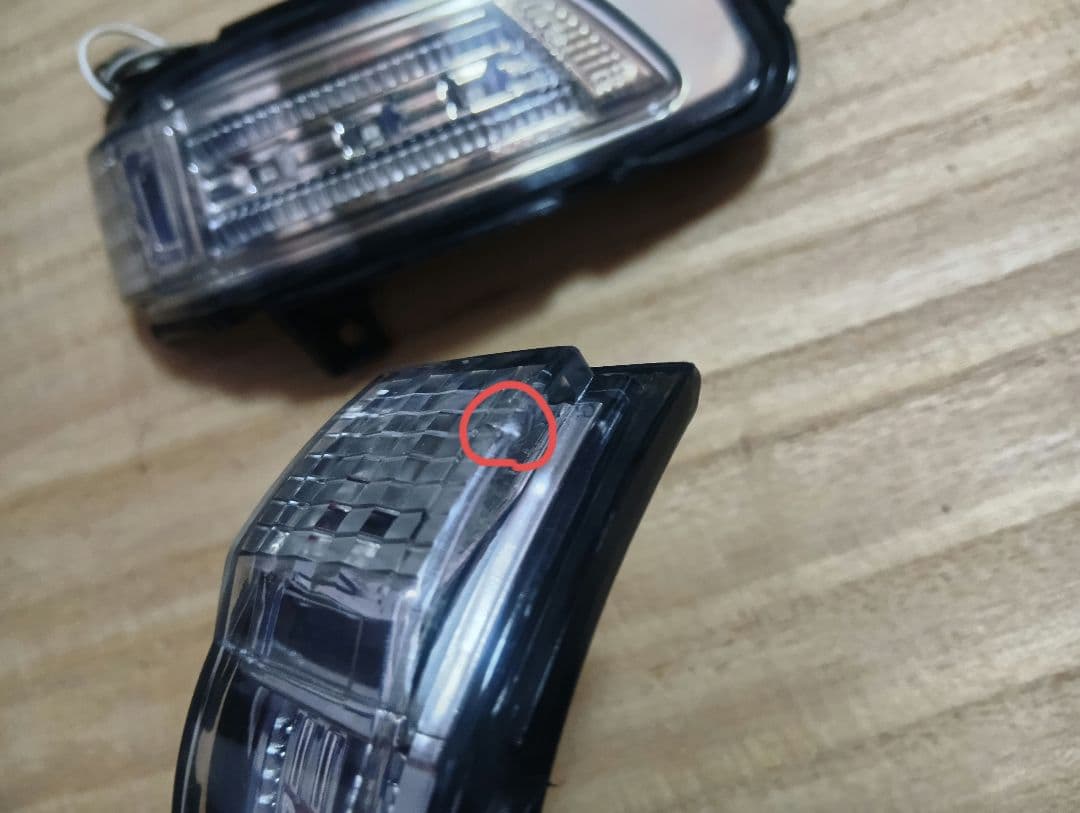 REIZ N-BOXJF12ステップワゴンRK ドアミラーウインカーホワイトポジ