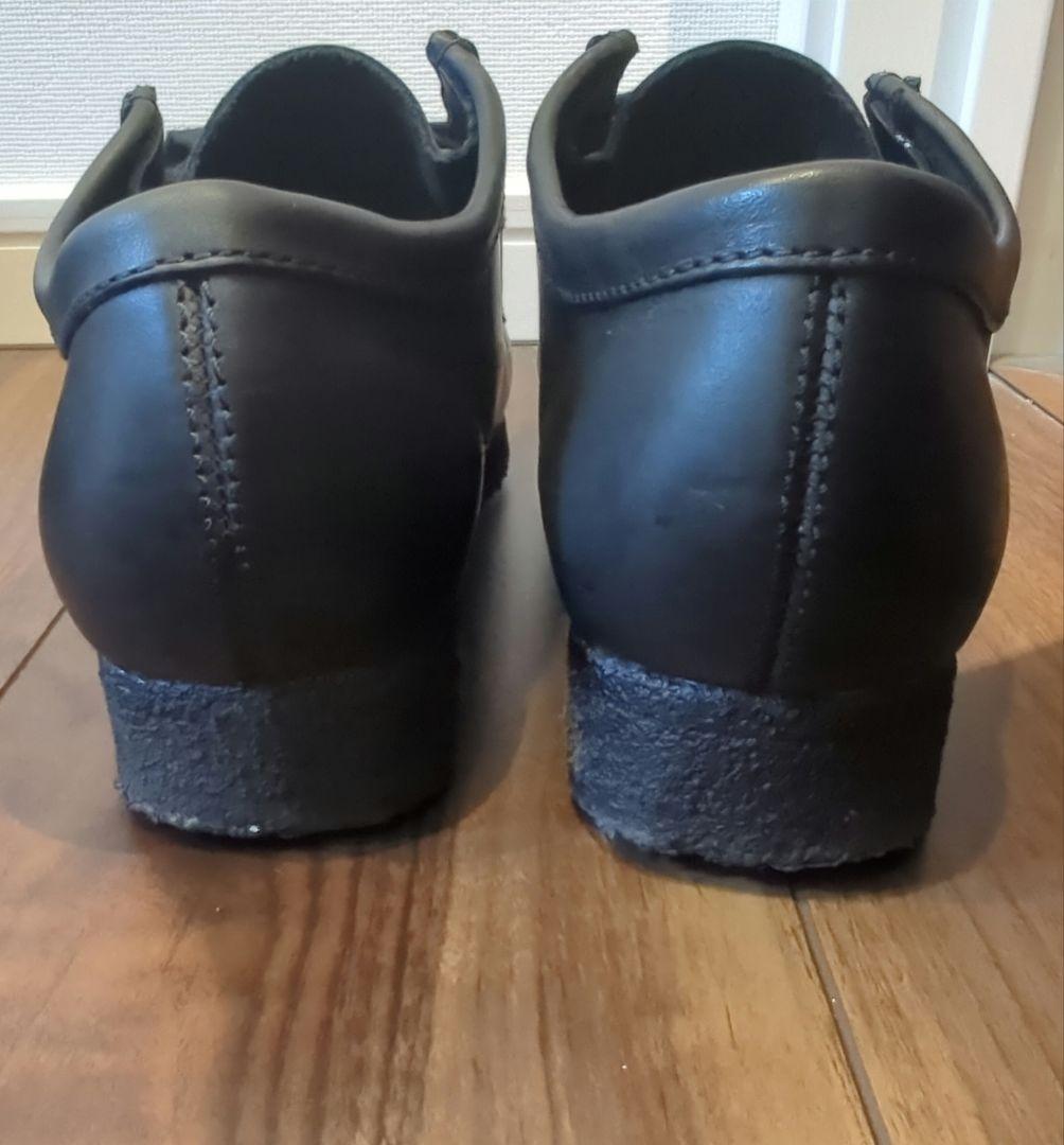 クラークス ワラビー　ブラックレザー　UK8.0