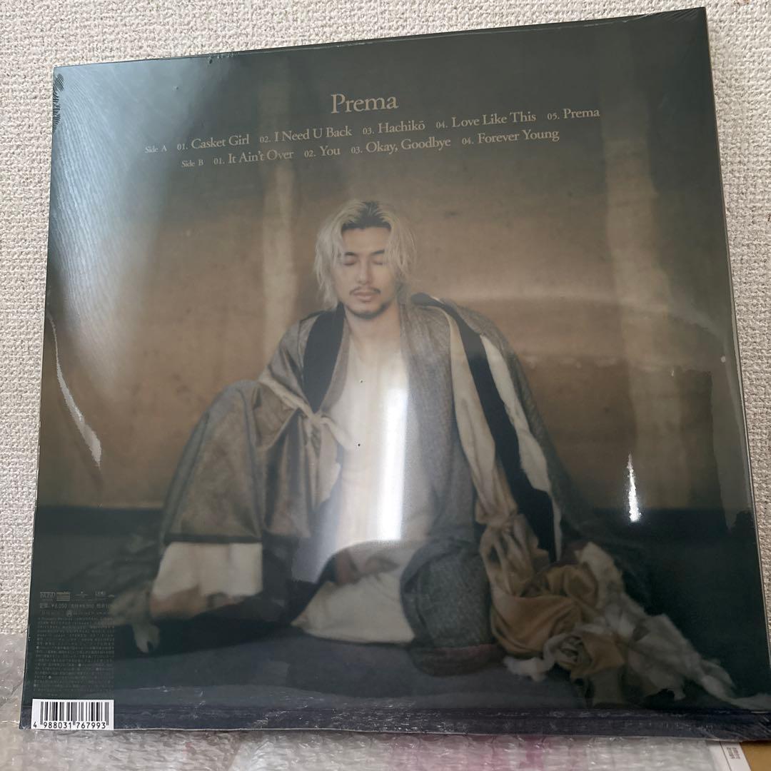 藤井風 Prema 【国内盤】レコード 未開封