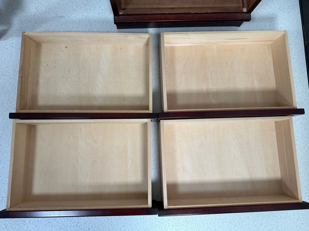 カリモク サイドチェスト 4段 リビングボード キャビネット 家具 ※i4※