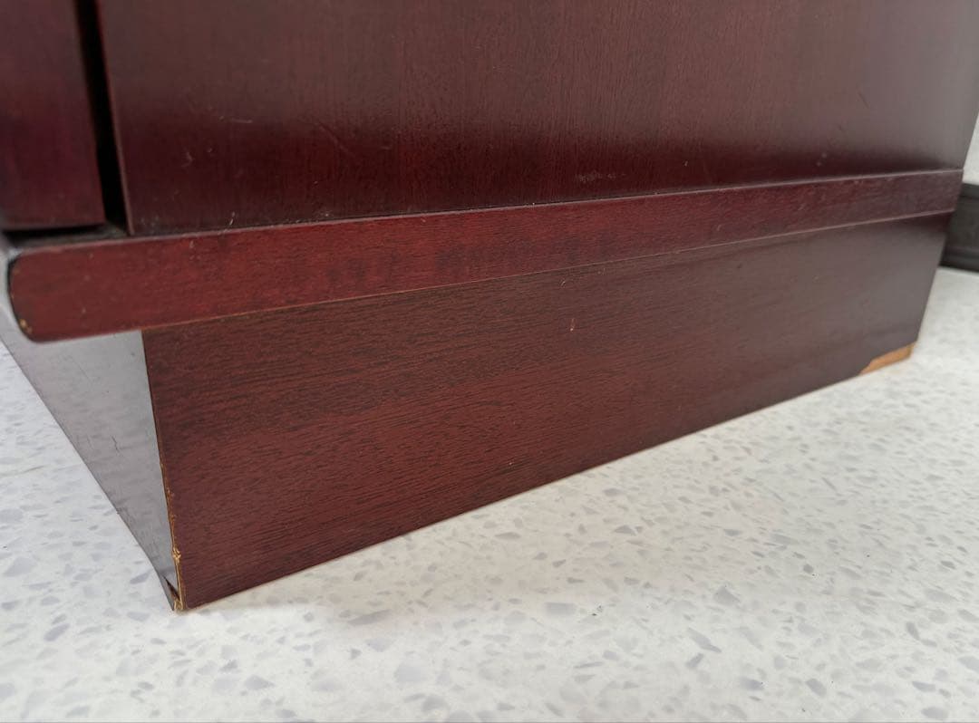 カリモク サイドチェスト 4段 リビングボード キャビネット 家具 ※i4※