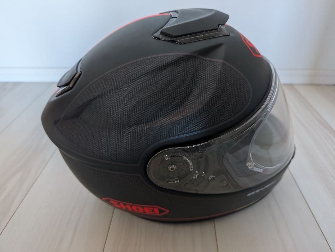 【ジャンク品扱い】SHOEI フルフェイスヘルメット ブラック/レッド