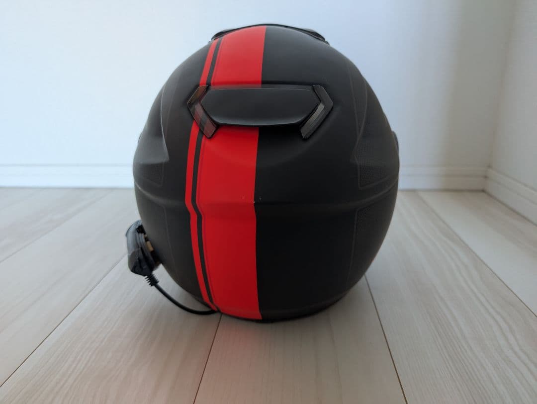 【ジャンク品扱い】SHOEI フルフェイスヘルメット ブラック/レッド