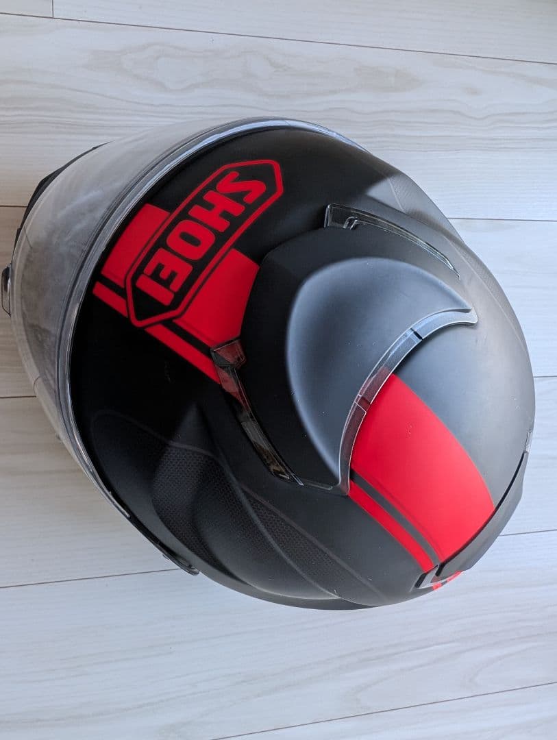 【ジャンク品扱い】SHOEI フルフェイスヘルメット ブラック/レッド