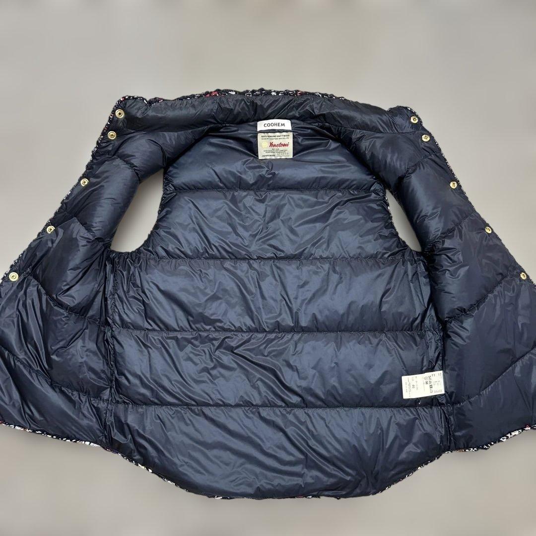 【Lewis22様］COOHEM ニットツイードダウンベスト
