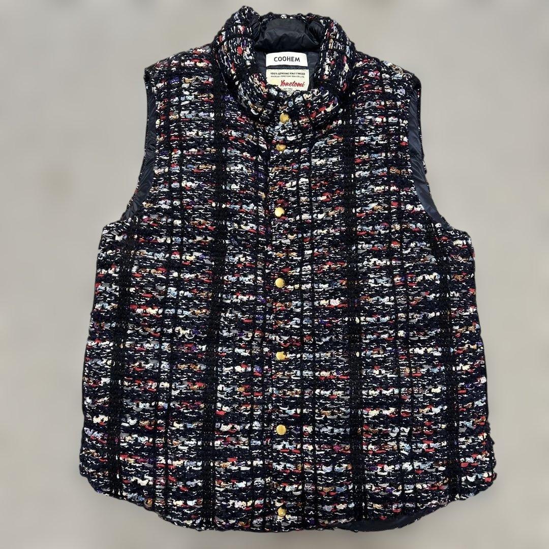 【Lewis22様］COOHEM ニットツイードダウンベスト