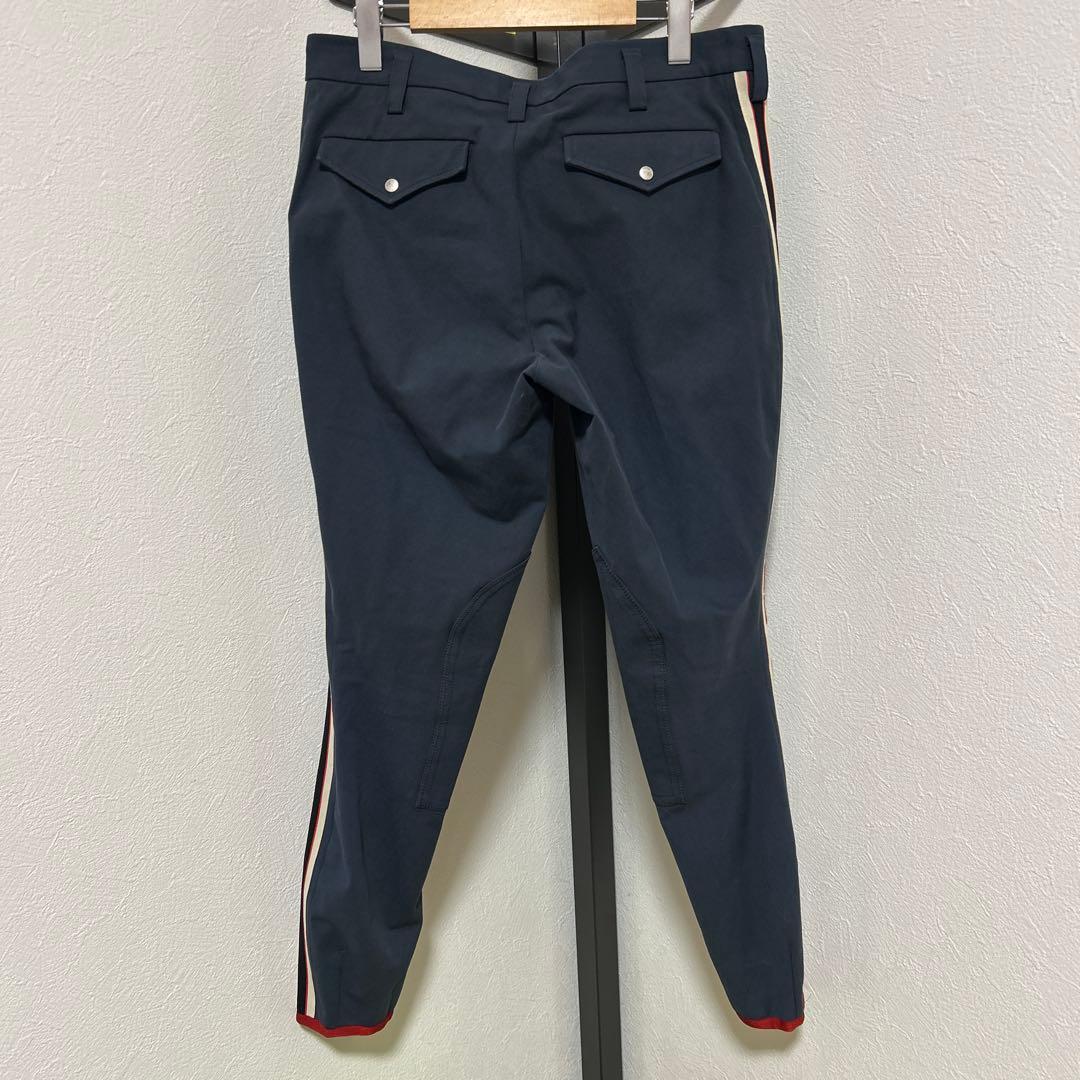 GUCCI グッチ ミケーレ サイドラインギャバジンパンツ　50