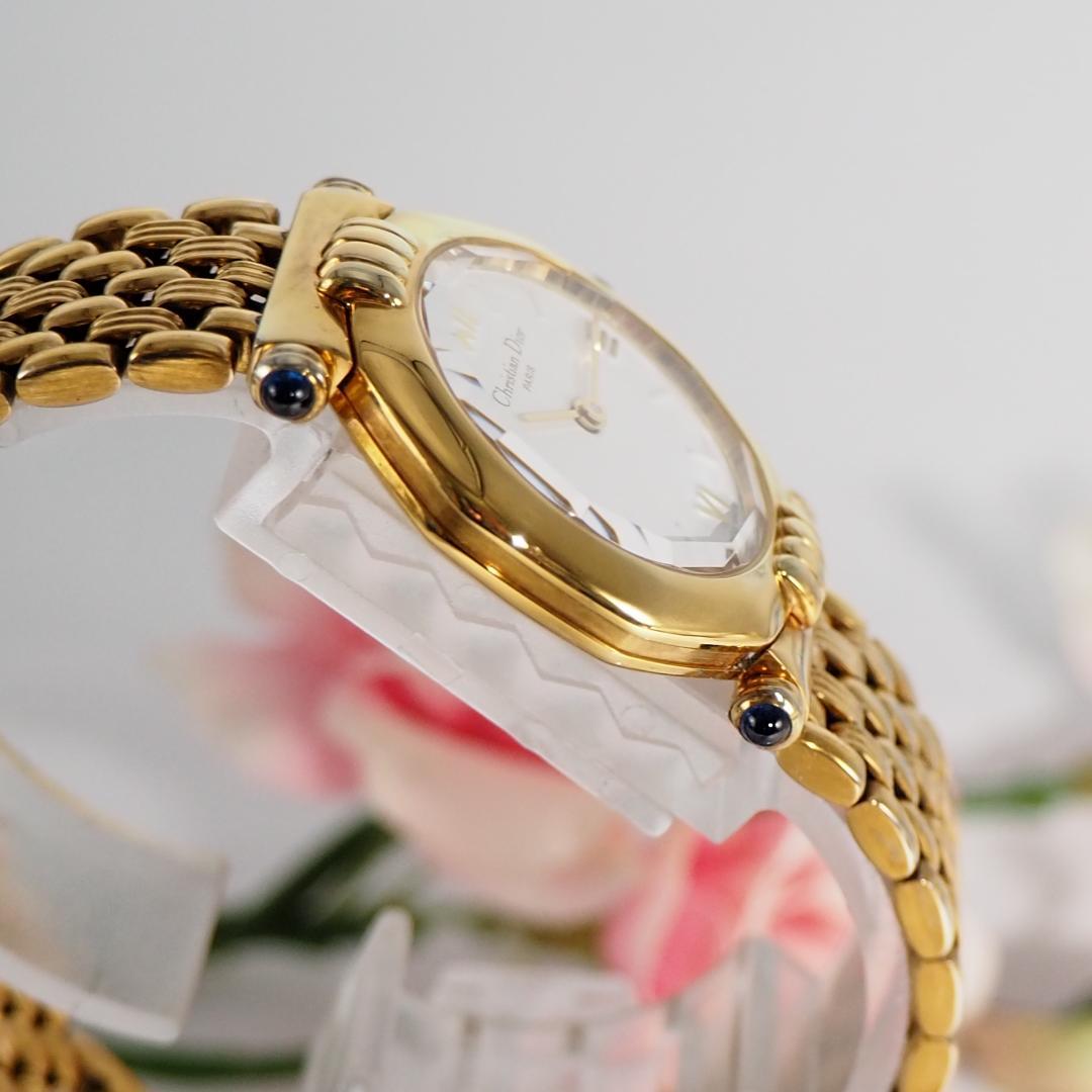 美品 クリスチャンディオール DIOR レディース 腕時計 H532