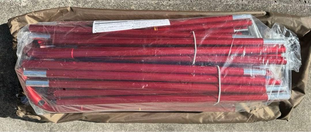 スノーピーク リビングシェル Pro. グレー インナー レッドフレーム セット