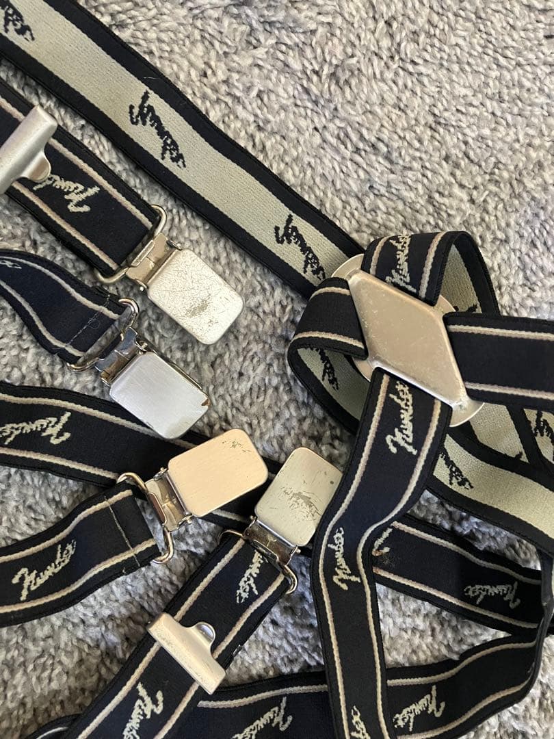 Number nine ナンバーナイン　フェンダー柄サスペンダー