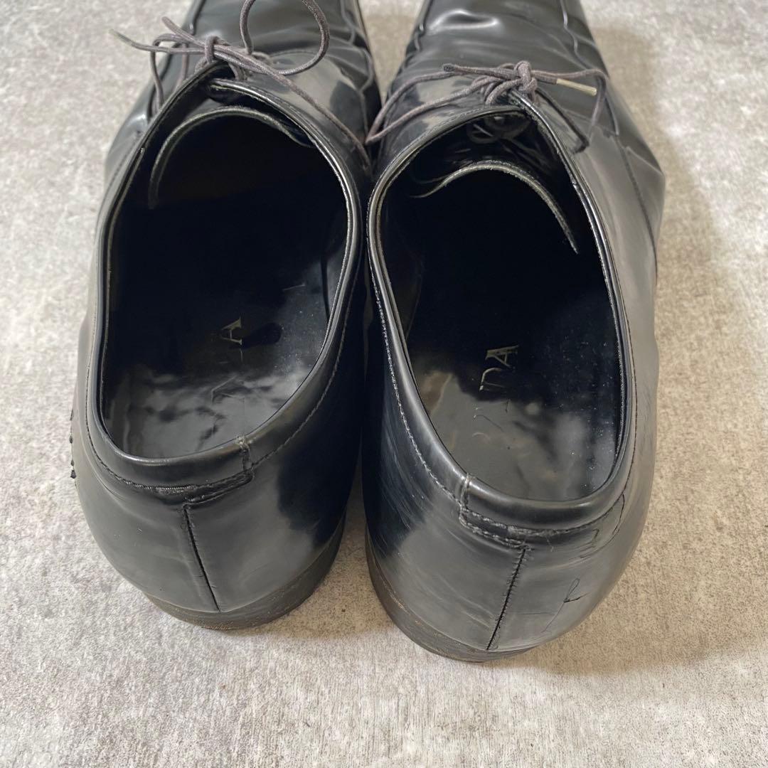 PRADA プラダ　本革 レザー ビブラムソール ビジネス シューズ　27.5