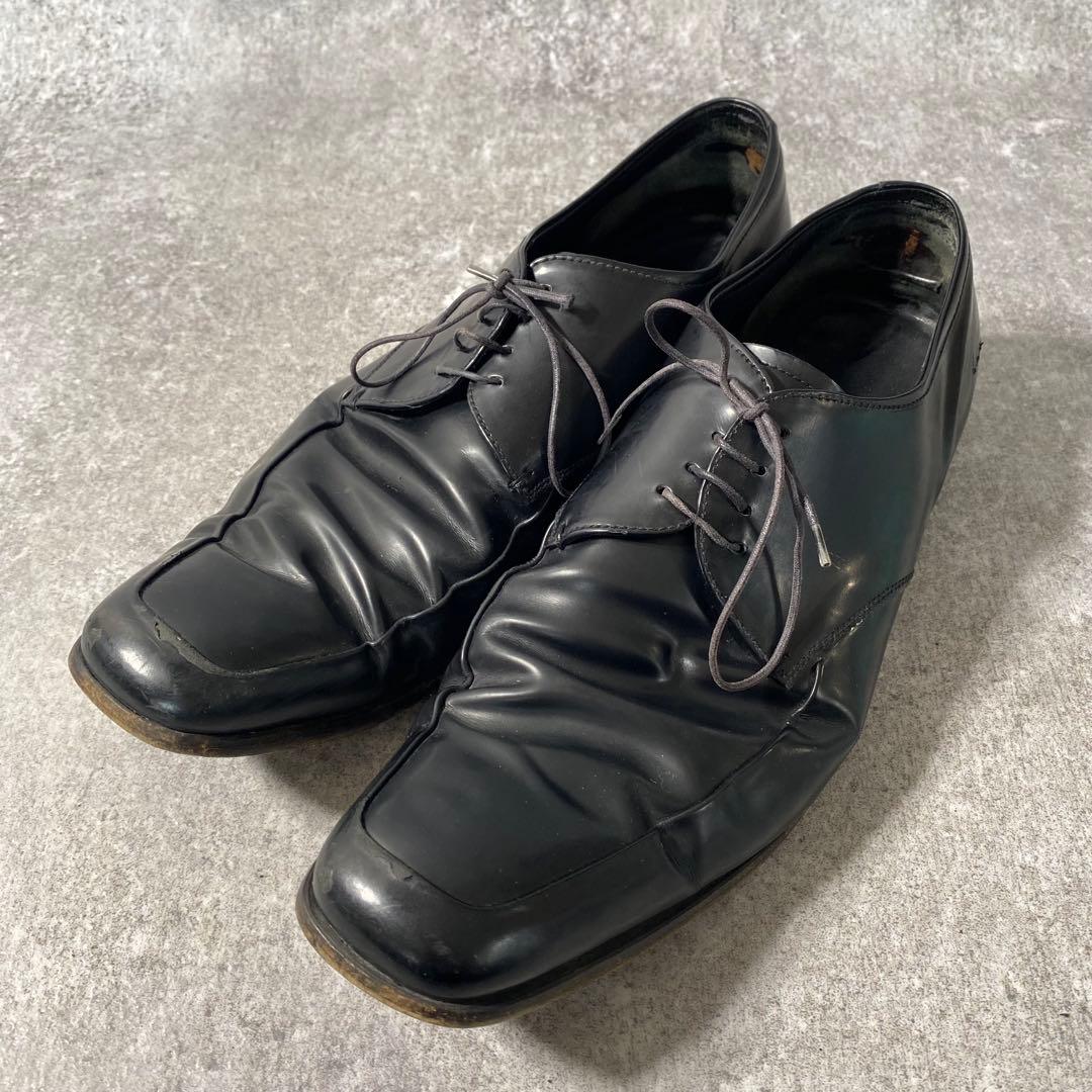 PRADA プラダ　本革 レザー ビブラムソール ビジネス シューズ　27.5