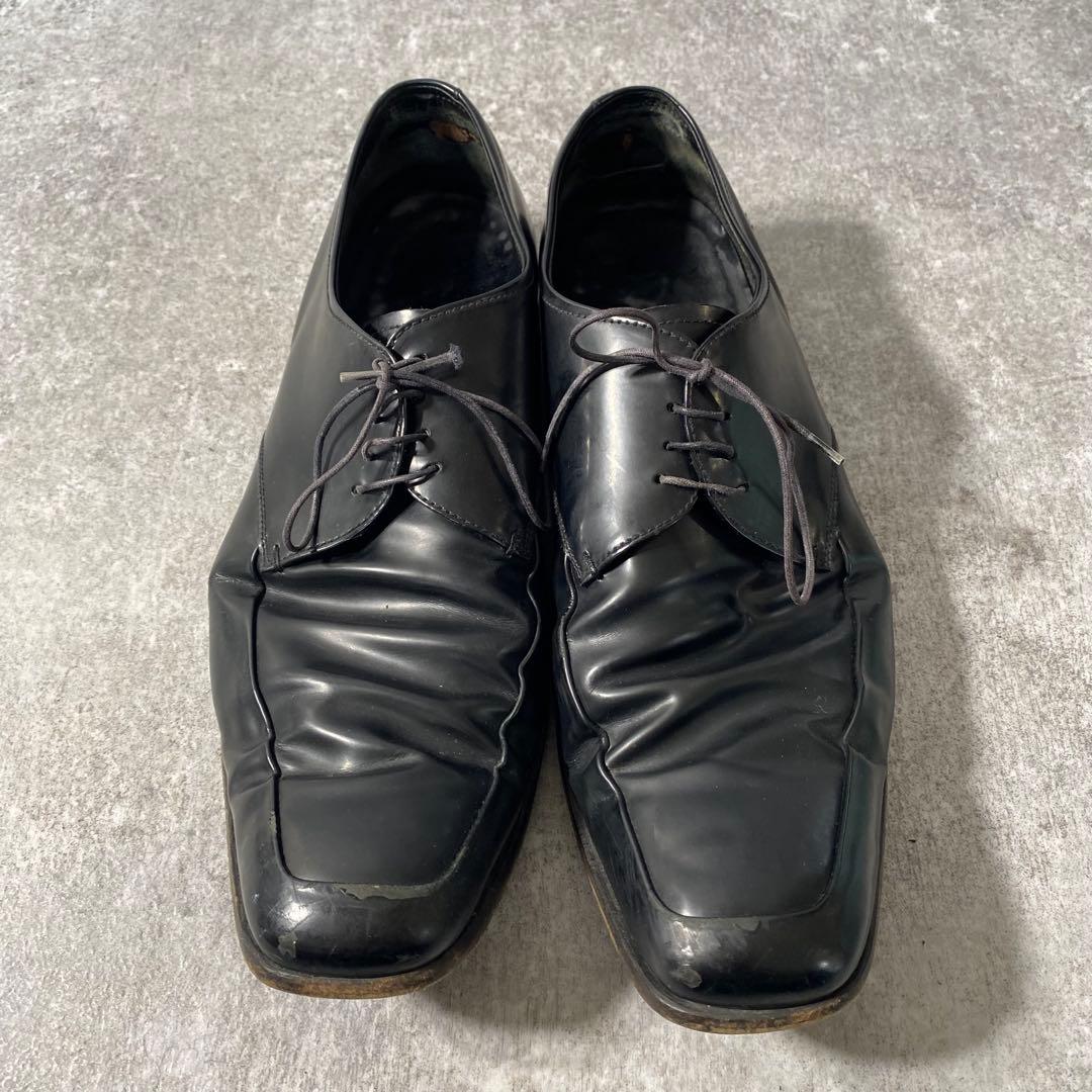 PRADA プラダ　本革 レザー ビブラムソール ビジネス シューズ　27.5