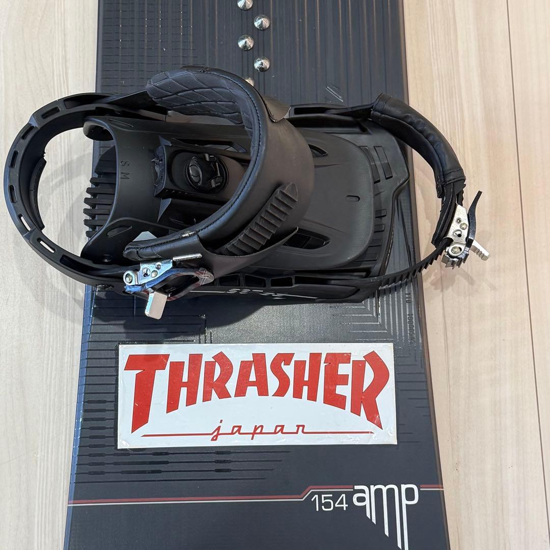 SALOMON サロモン amp スノーボード 154cm ビィンディング付き