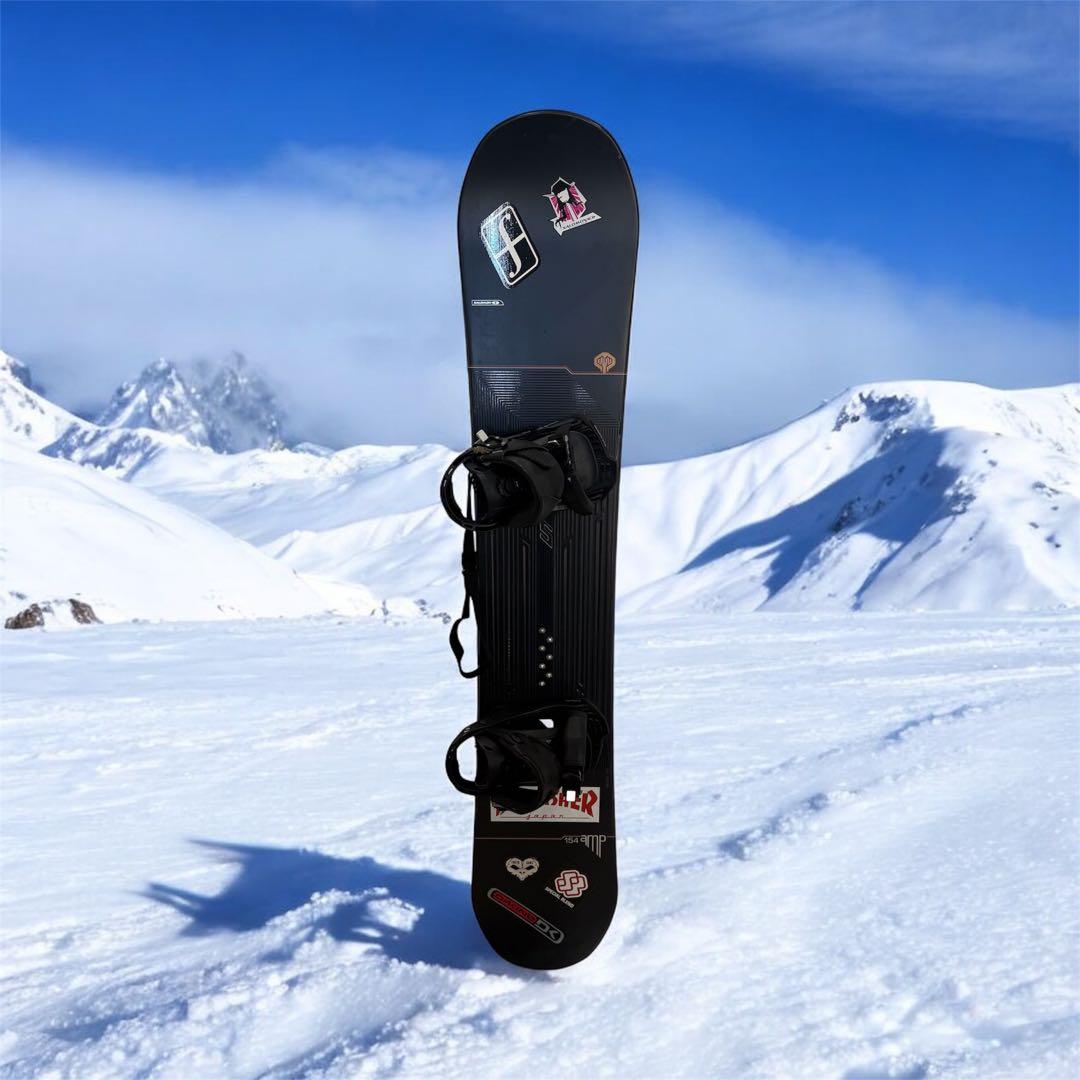 SALOMON サロモン amp スノーボード 154cm ビィンディング付き