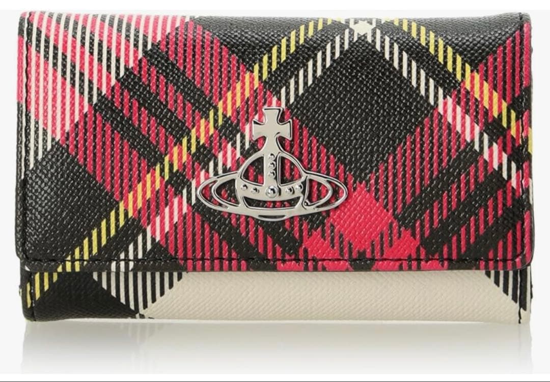 【そら】Vivienne Westwood チェック柄キーケース