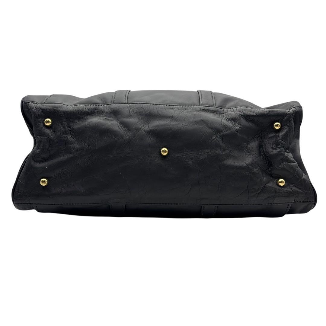 森田鞄 2way 斜めがけ可 ボストンバッグ ショルダー付き 黒 レザー