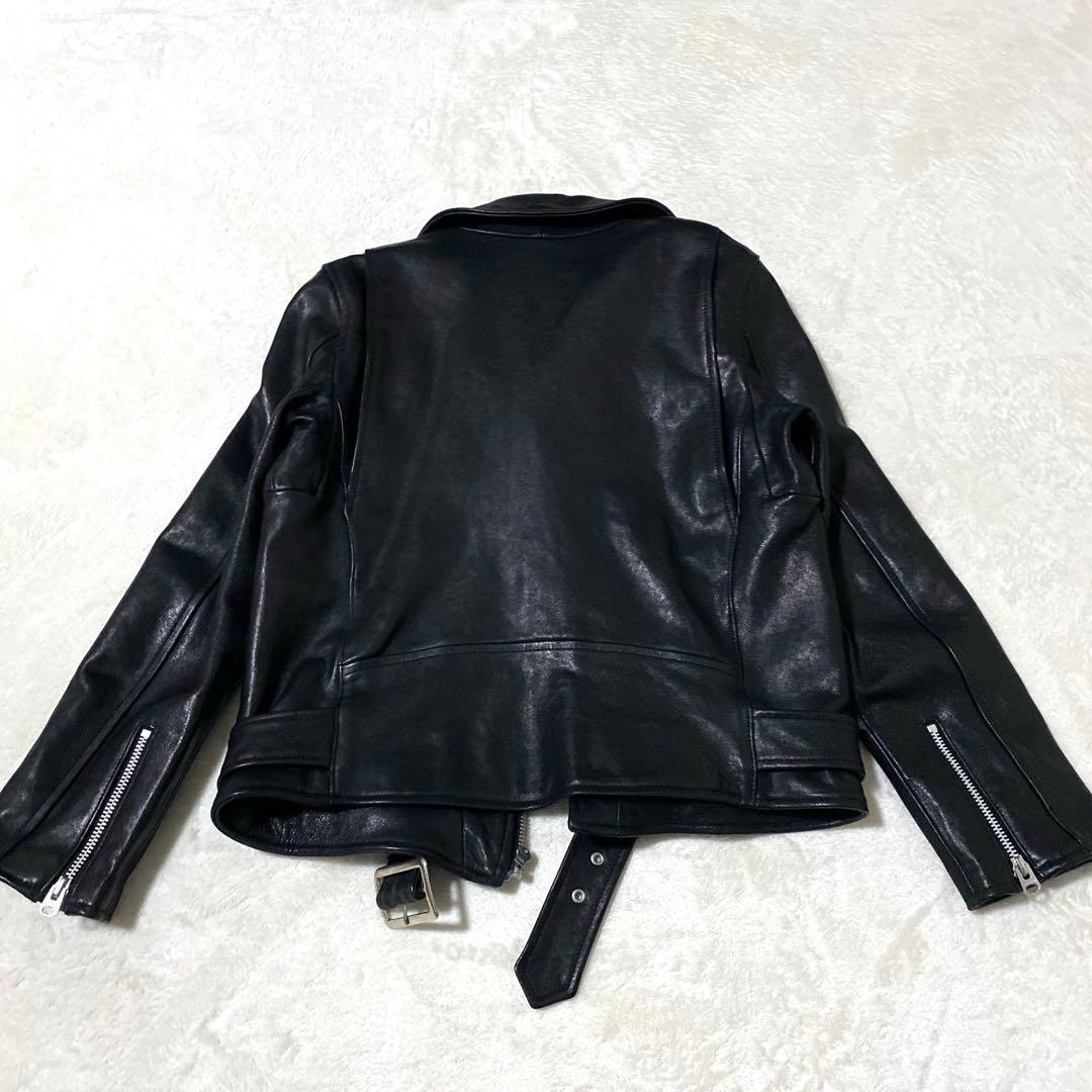 美品‼️ビューティフルピープル　ライダース　レザージャケット