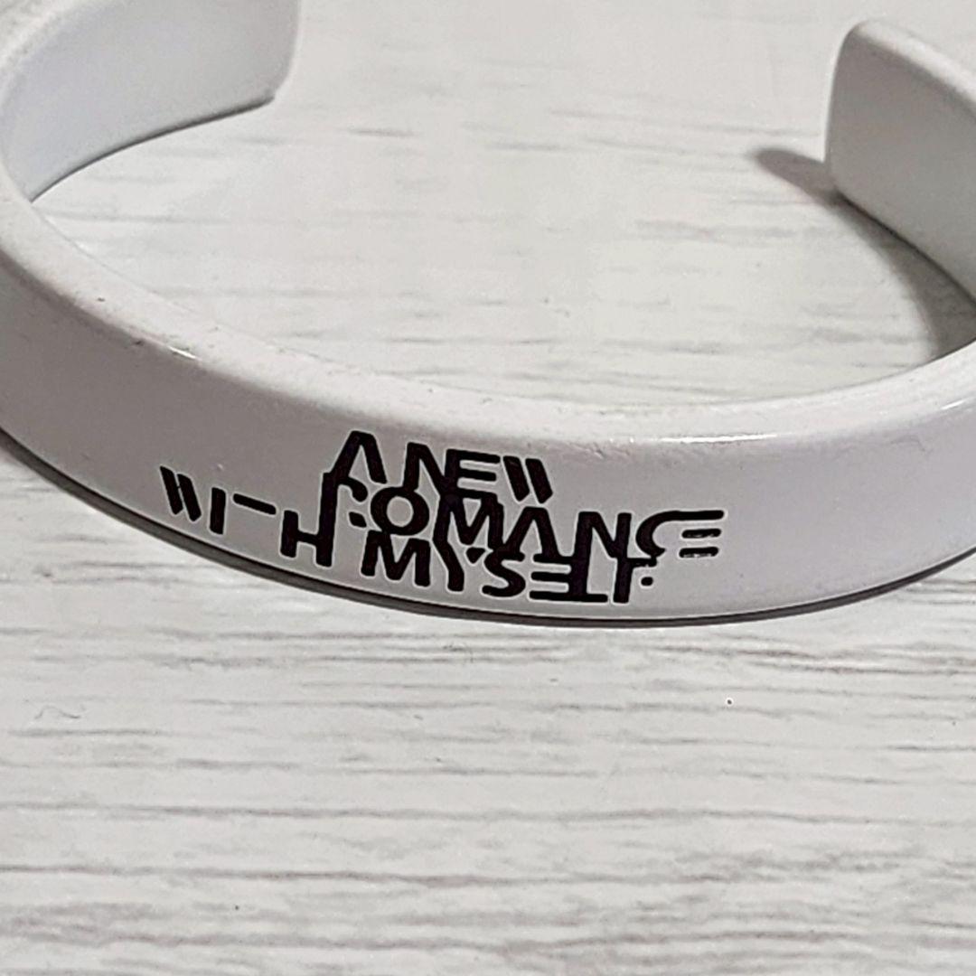 ディオールオム DIOR HOMME アクリルブレスレット バングル 白