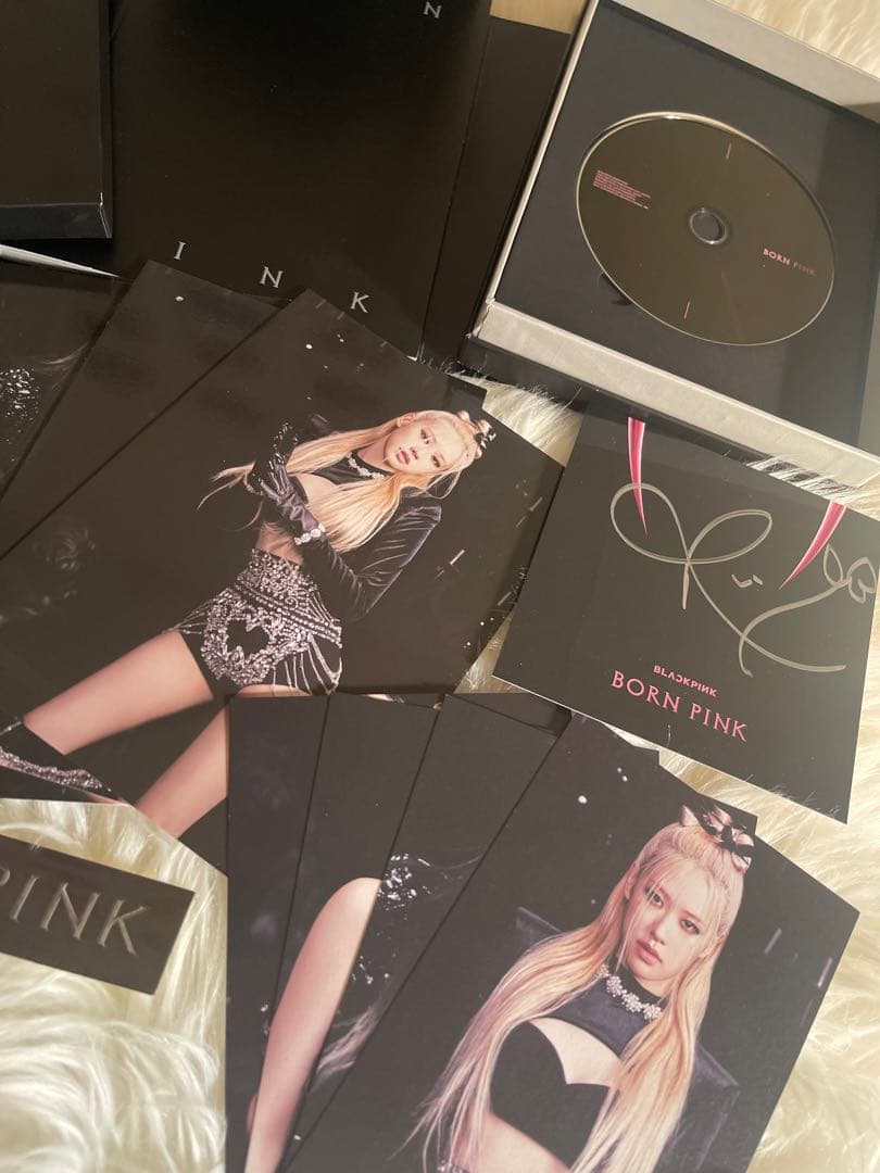 BLACKPINK ROSÉ BORN PINK CD サイン入りカード付き