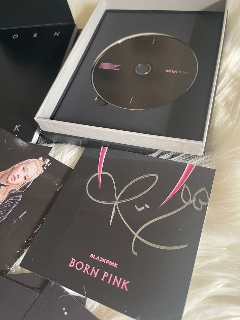 BLACKPINK ROSÉ BORN PINK CD サイン入りカード付き