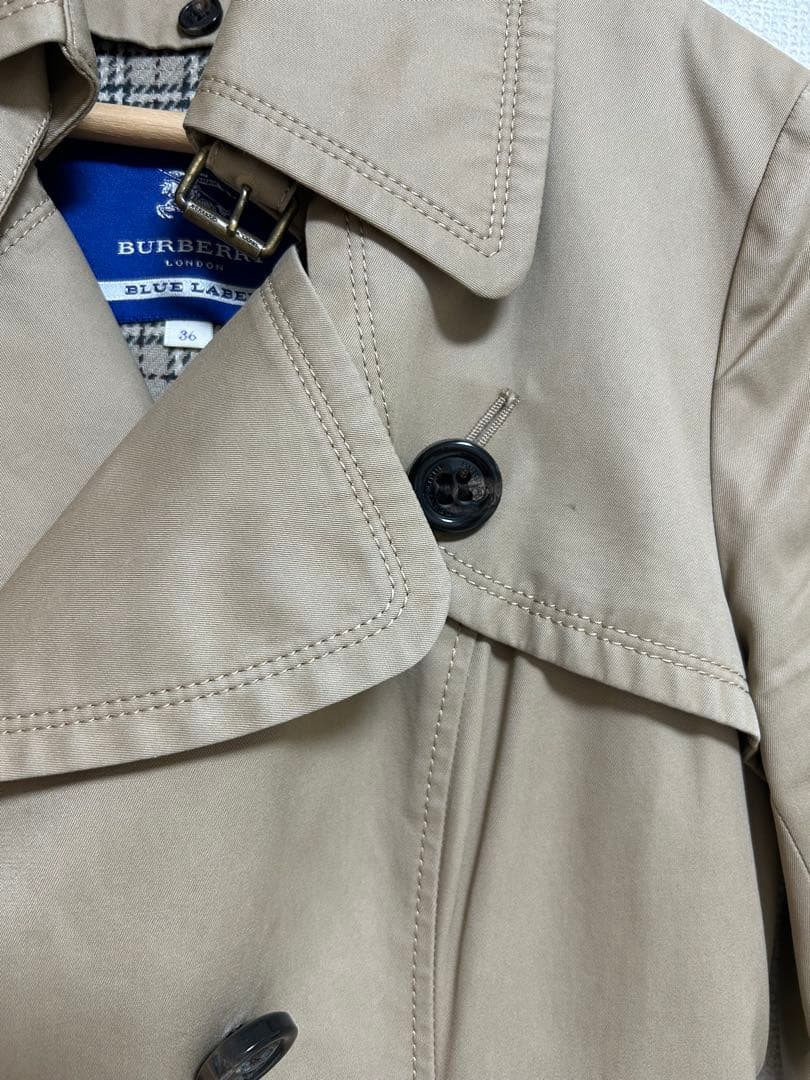 BURBERRY BLUE LABEL トレンチコート 36 ベージュ
