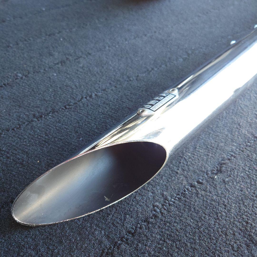 スティード400/NC26 スラッシュカットマフラー デイトナ