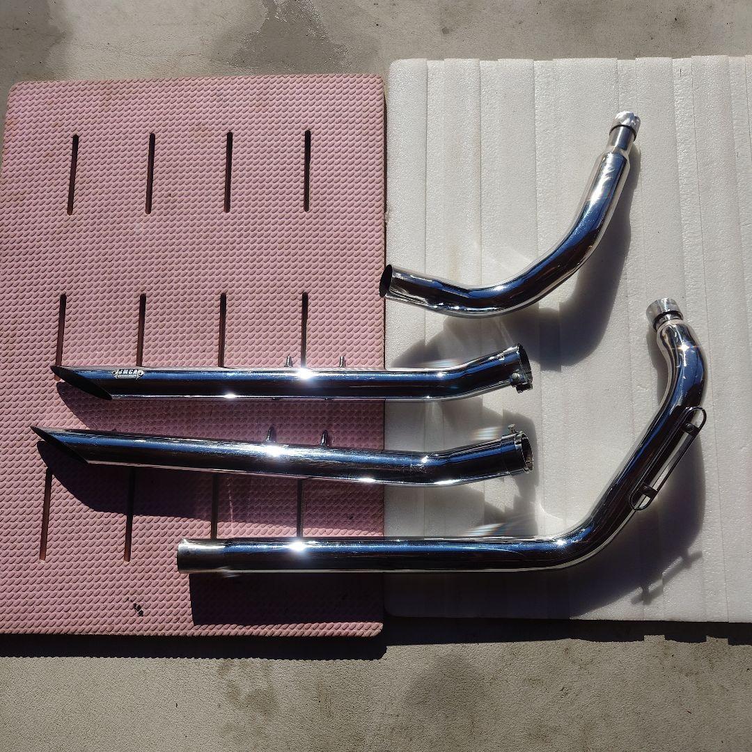 スティード400/NC26 スラッシュカットマフラー デイトナ