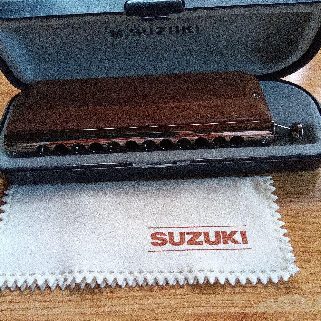 M.SUZUKI G-48 ウッドカバー ハーモニカ