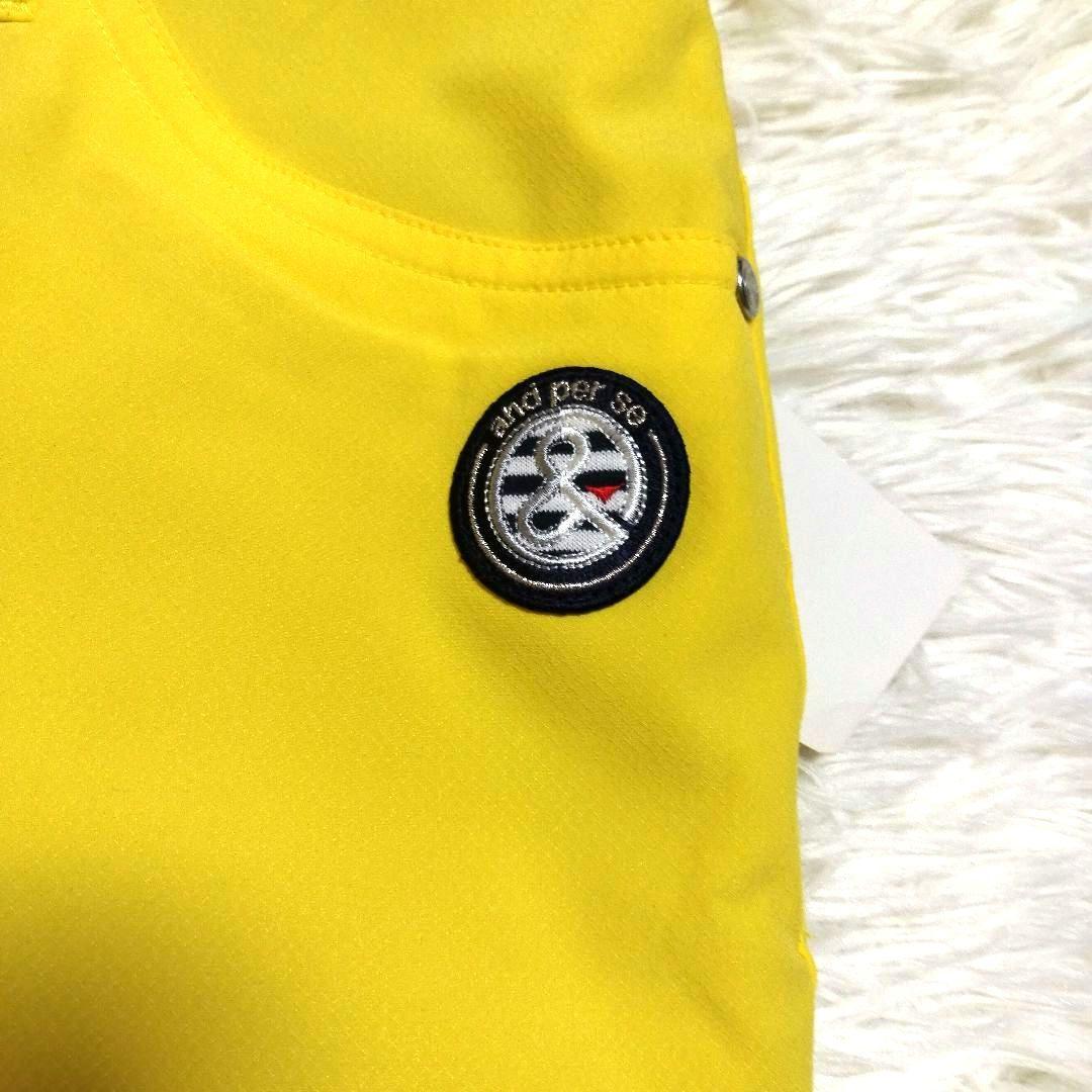 【新品未使用】and per se アンパスィロゴネームデザイン ゴルフパンツ