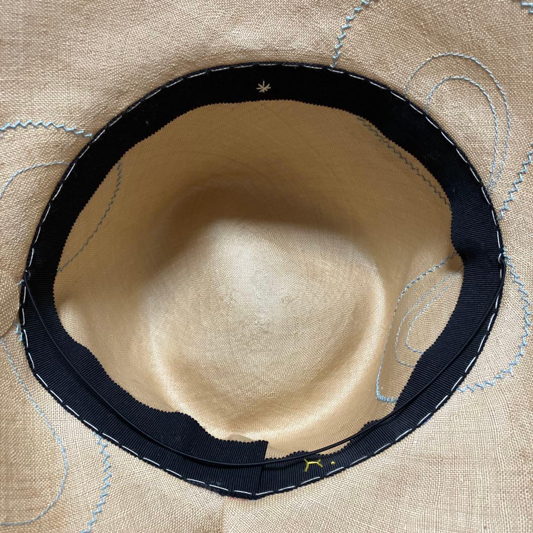 未使用品 希少minaperhonen ハットchoucho刺繍