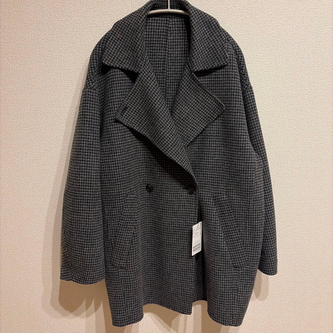 スローブイエナ　souple wool ダブルフェイスミドルコート