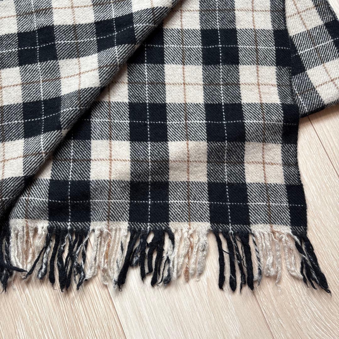 R&D.M.Co- オールドマンズテーラー　ウールチェックマフラー