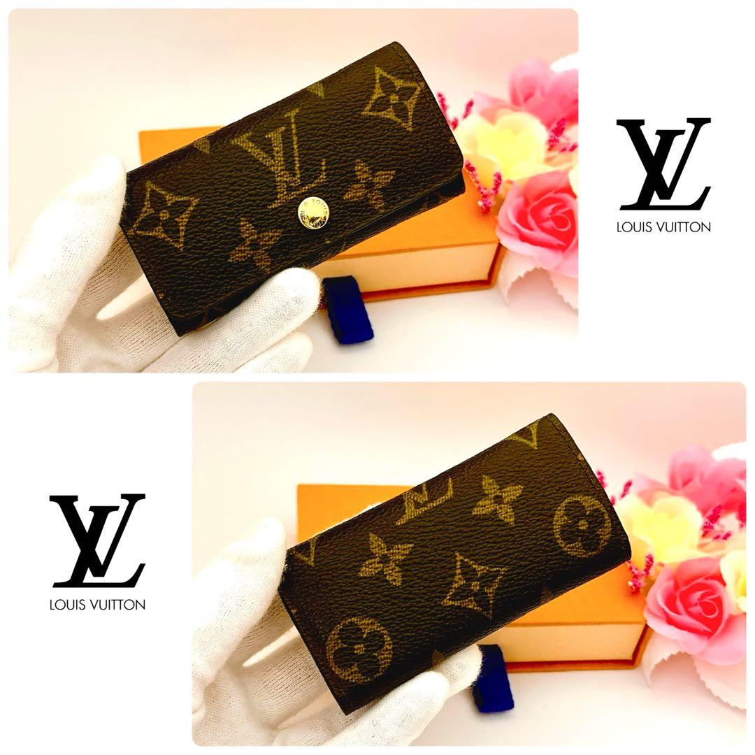 ルイヴィトン　モノグラム　4連　キーケース　ミュルティクレ　正規品