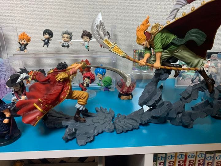 ロジャーと白ひげ　フィギュア