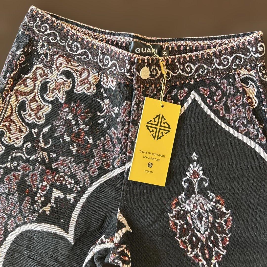 ★本日限り！！公式完売レア品★【guapi】グアピ タペストリーパンツ 32