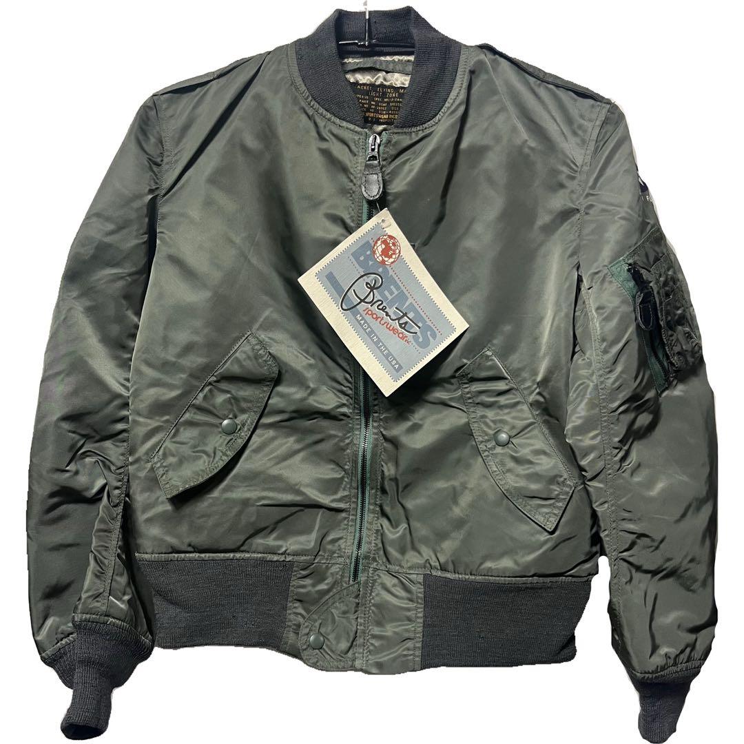 希少 90s 未使用USA製 Brents L-2B MA1 SMALL