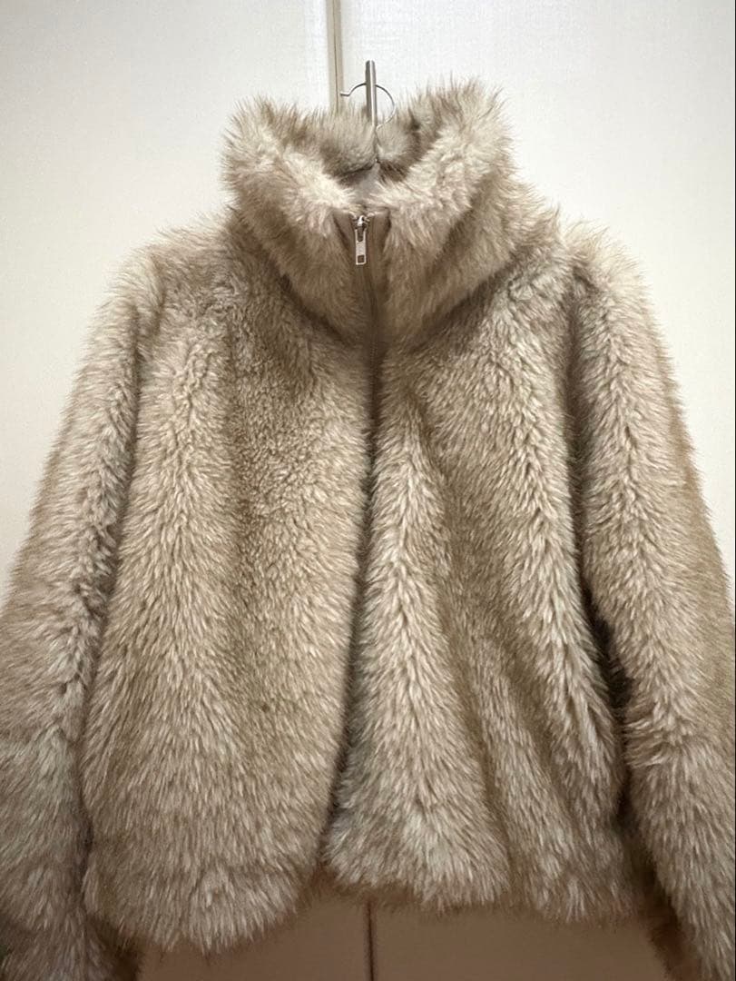 ジーナシス　MIXカラーファーブルゾン