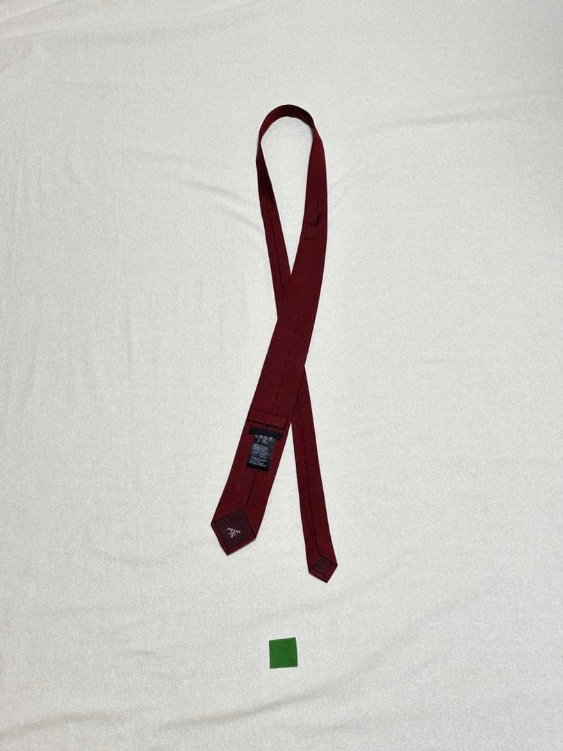 Prada ネクタイ レッド 赤 高級シルク