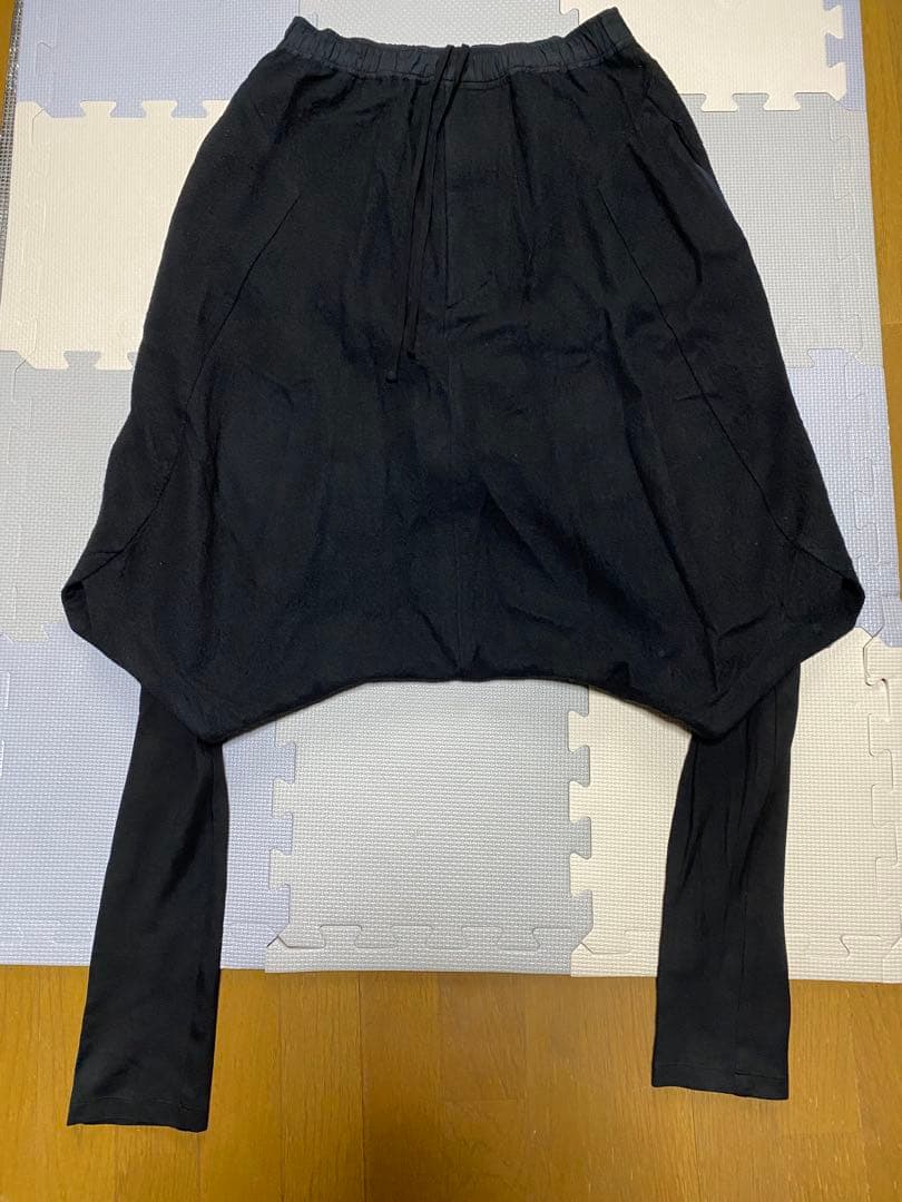 JULIUS ユリウス レギンス付きレイヤード サルエルパンツ