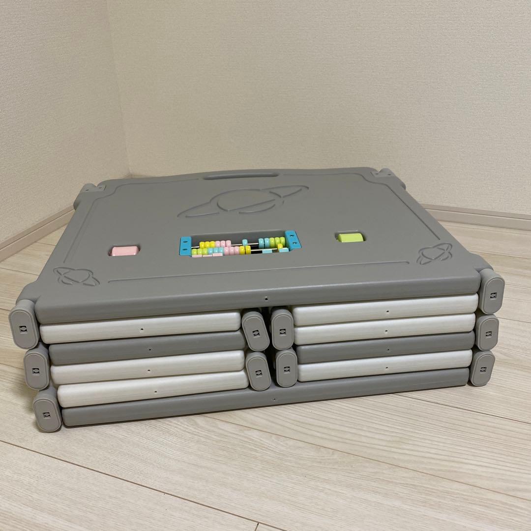 ★たためるサークル　ベビーサークル　扉付き　遊べる★