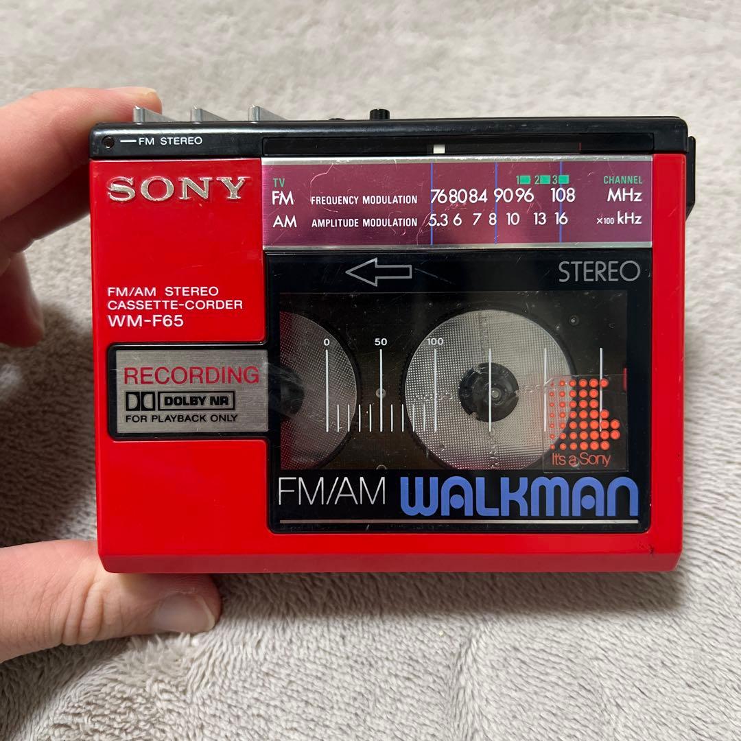 【希少】SONY〈WM-F65〉FM/AM ステレオカセットウォークマン
