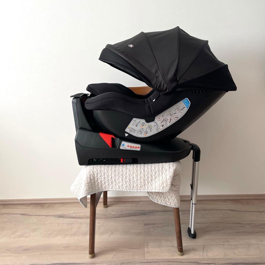 【超美品♡】チャイルドシート　マムズキャリー　ターンレジェfix グレー⭐︎