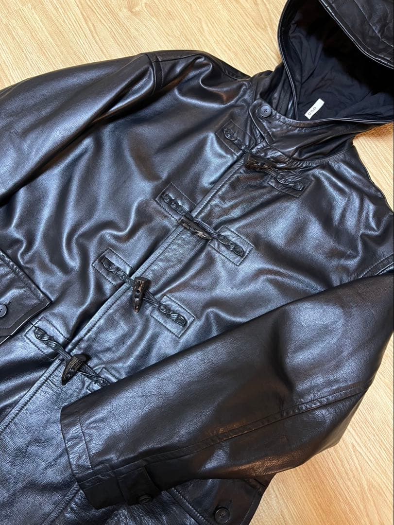 希少品/CCU/ARIOレザーダッフルコート/サイズ1