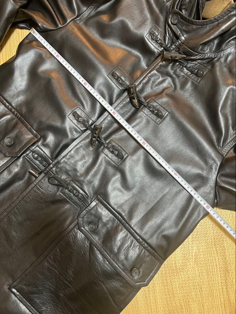 希少品/CCU/ARIOレザーダッフルコート/サイズ1