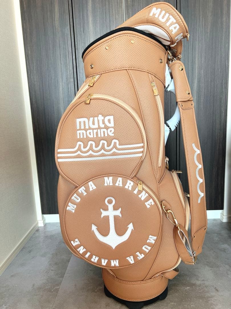 muta marine ゴルフバッグ ブラウン セット
