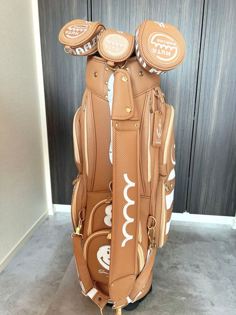 muta marine ゴルフバッグ ブラウン セット