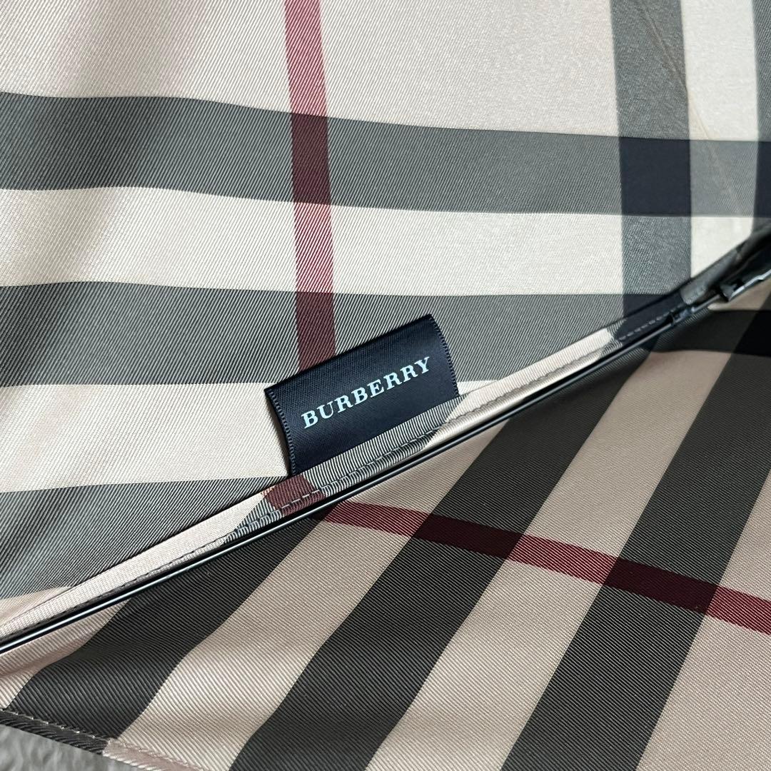 極美品✨バーバリー 折り畳み傘 ノバチェック メガチェック 軽量　旅行